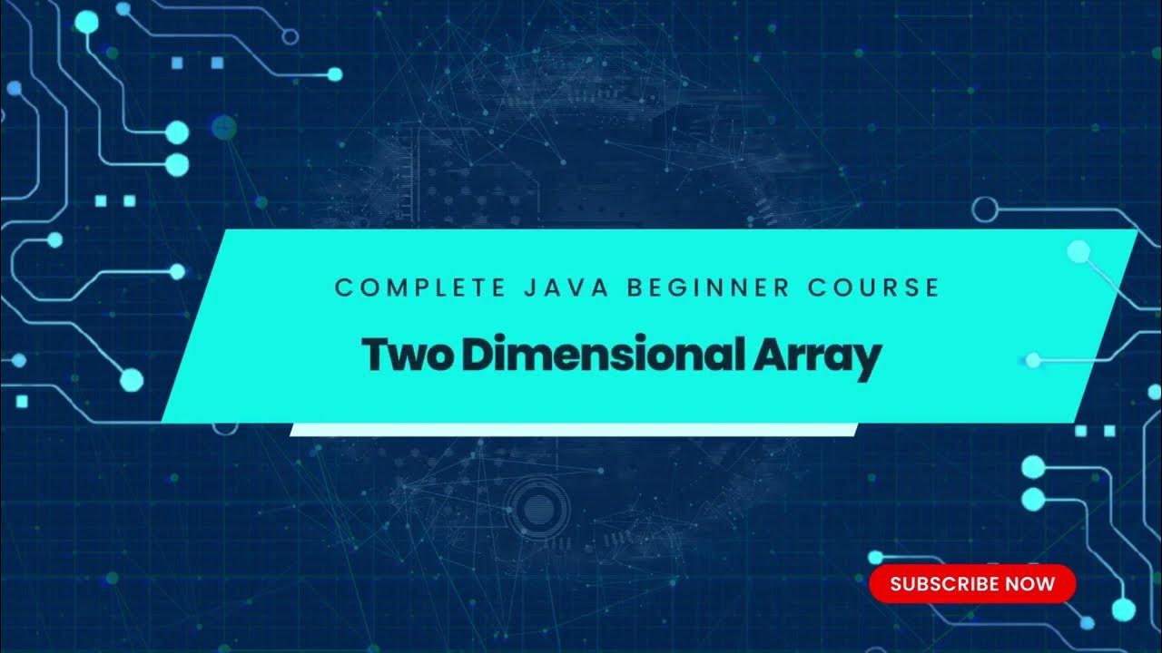 Java Two Dimensional Array - YouTube