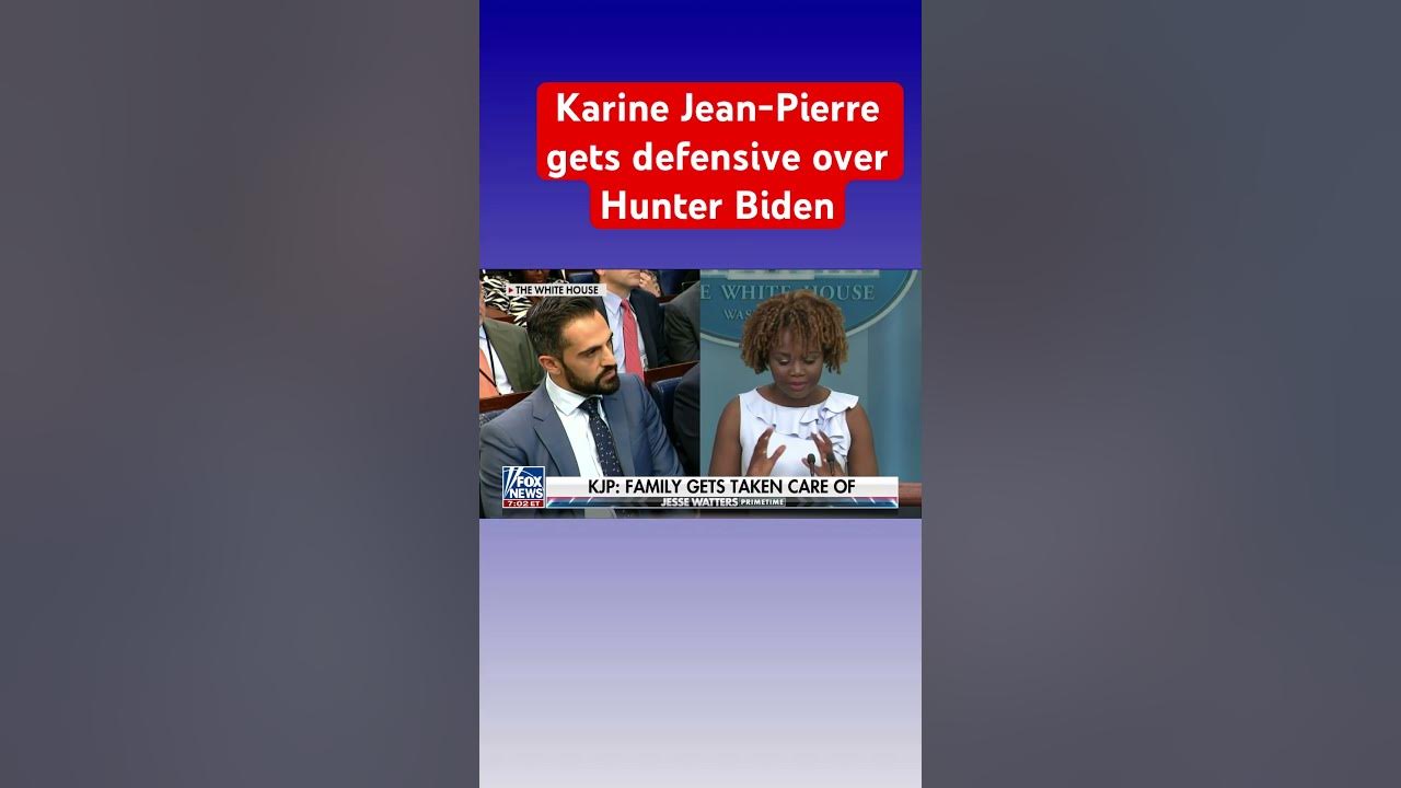 Karine Jean-Pierre pressed on Hunter Biden drama #shorts