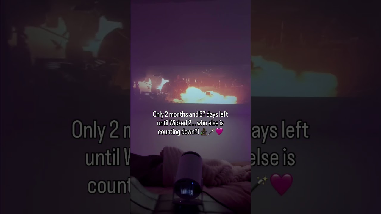 Only 2 months and 57 days left until Wicked 2… who else is counting down?! 🧙🏿‍♀️🪄🩷