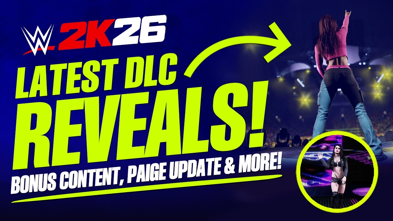 WWE 2K26: Season 4 DLC Previews, New Paige Tease, WrestleMania 42