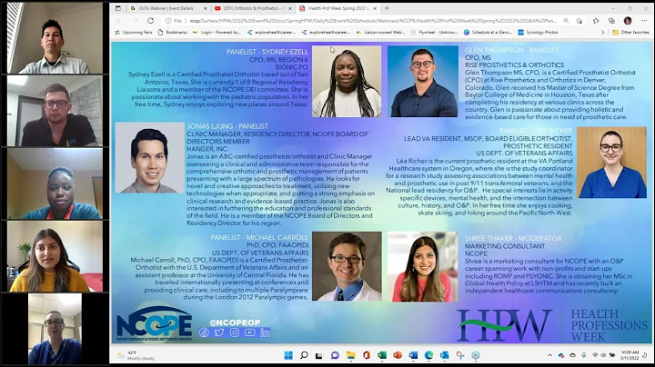 SpringHPW: Explore Careers in Orthotics and Prosthetics