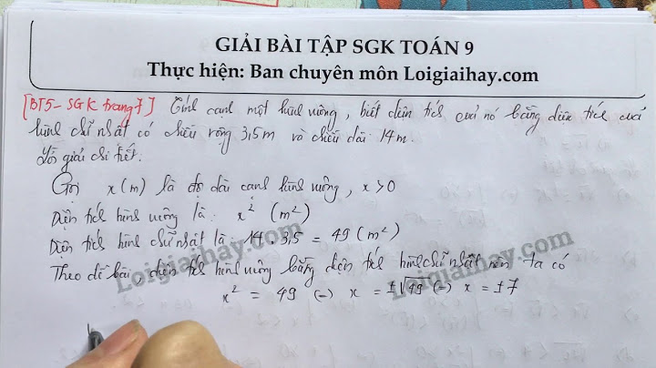 Bài 5 trang 9 sgk toán 9 tập 1 năm 2024