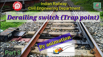 Derailing Switch | Indian railway | Civil engineering department | Trap point