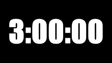 3 HOUR TIMER • 180 MINUTE COUNTDOWN TIMER ⏰ LOUD ALARM ⏰