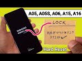 Samsung A05, A05s, A06, A15, A16 Ka Lock Kaise Tode (Without Pc 2025) Hard Reset Not Working
