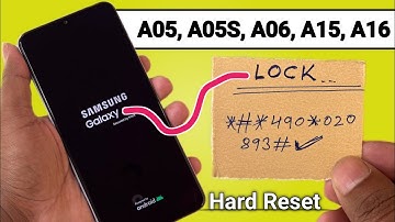 Samsung A05, A05s, A06, A15, A16 Ka Lock Kaise Tode (Without Pc 2025) Hard Reset Not Working