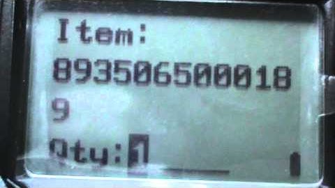 Hướng dẫn lắp pin Máy kiểm kho Cipherlab CPT8000 | Công Ty Thế Giới Mã Vạch