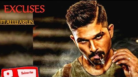 Excuses ft.Allu Arjun by Ap dhillon|transformation edit#alluarjunstatus #likeforlikes