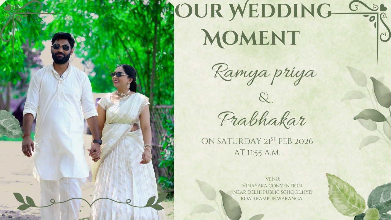 Ramya priya with Prabhakar