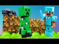 Стив Майнкрафт в видео сборнике - Ловушки, битвы и мобы Minecraft! - Обзор игры для мальчиков.