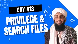 Learn Linux | Day No. 13: Root Privilege, File Search, and Text Retrieval Techniques