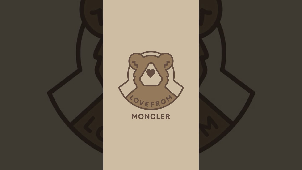 Montgomery Bear makes an appearance across the new LoveFrom, MONCLER collection.