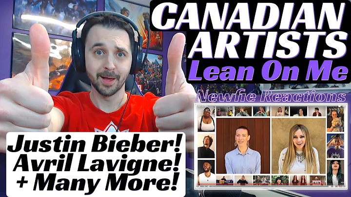 Lean On Me Reaction - Canadian Artists Sing for Charity