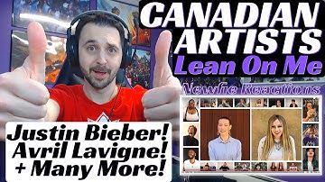 Lean On Me Reaction - Canadian Artists Sing for Charity
