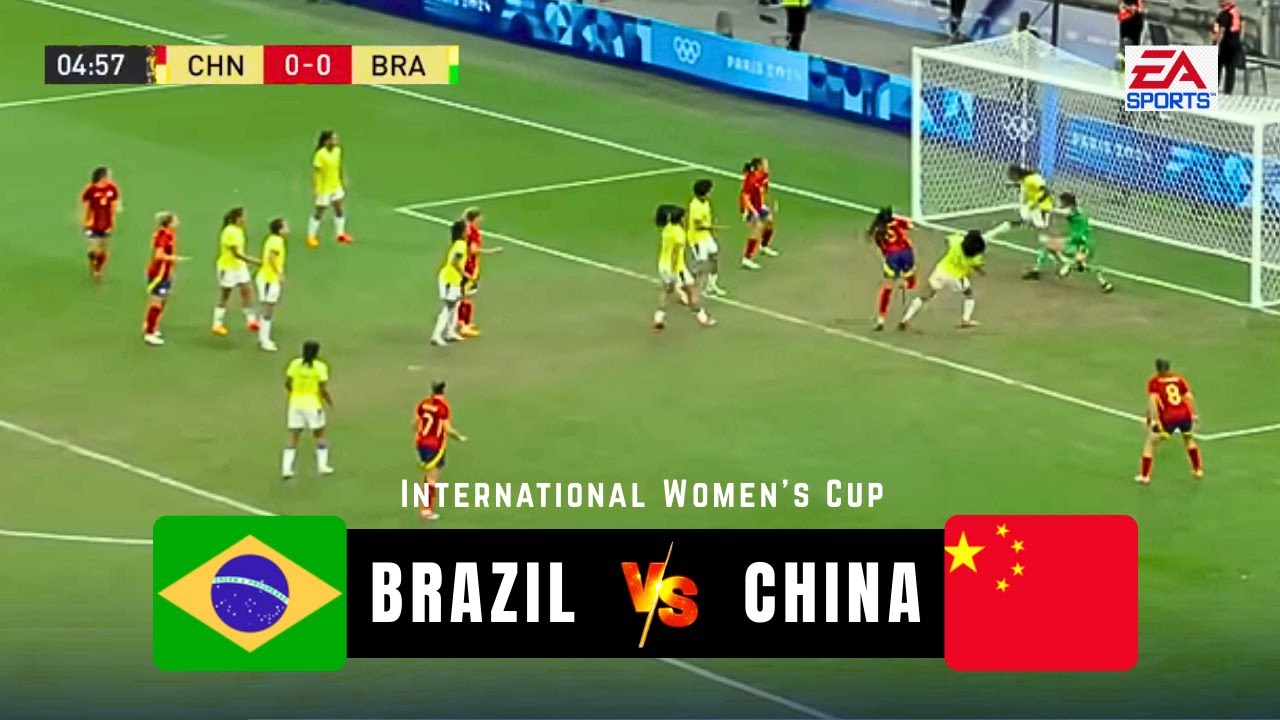 August 20, 2025 | BRAZIL vs CHINA | International Women's Football Gameplay | FIFA 23 [Ultra HD]