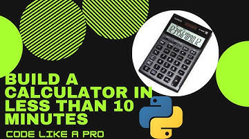How to make a CALCULATOR in Python in less than 5 minutes|Calculator|python|Code Like A Pro