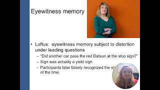 Cognitive Processes Chapter 7: The Reconstructive Nature of Memory Wealth