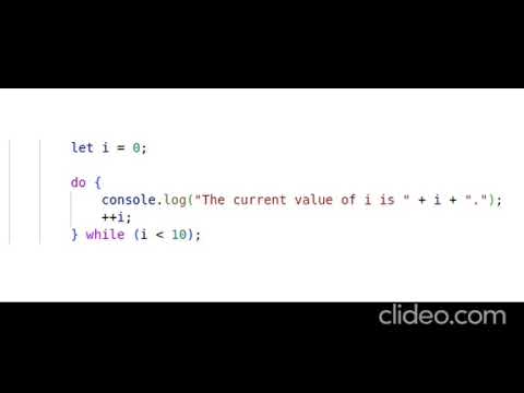 Javascript Hints: do while loop | peterstelle@pptp.de