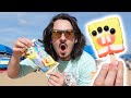 Opening Spongebob Popsicles at the Beach! (I need a Perfect one!)