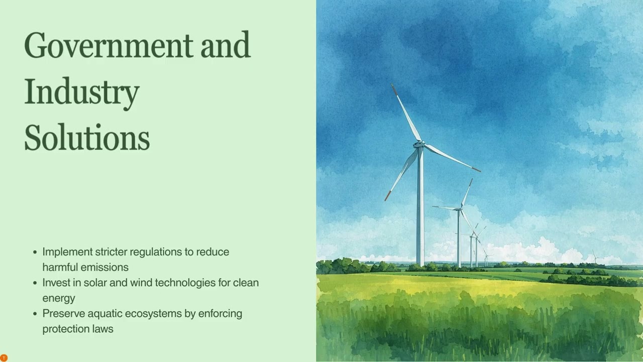 Bài thuyết trình   Environmental Protection Problems, Causes, and Solutions