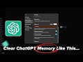ChatGPT Memory Full? Delete It in 45 Seconds