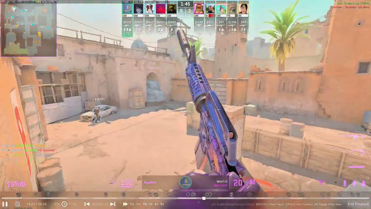 CS2 Lurker Masterclass  200 IQ Plays on Dust2 (Premier POV Highlights)