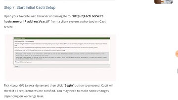 Setting Cacti network monitoring tool in Linux Server