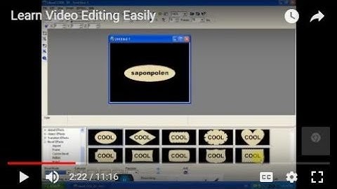 Learn Video Editing Easily-ulead media studio 7