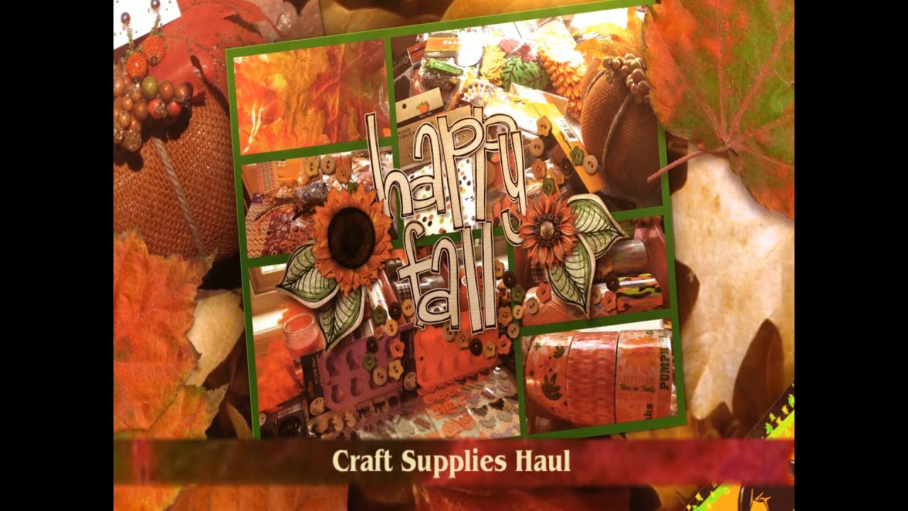 Bead and Craft Supplies Haul Autumn Fall 2015 Dollar Tree Michaels Hobby Lobby 2015