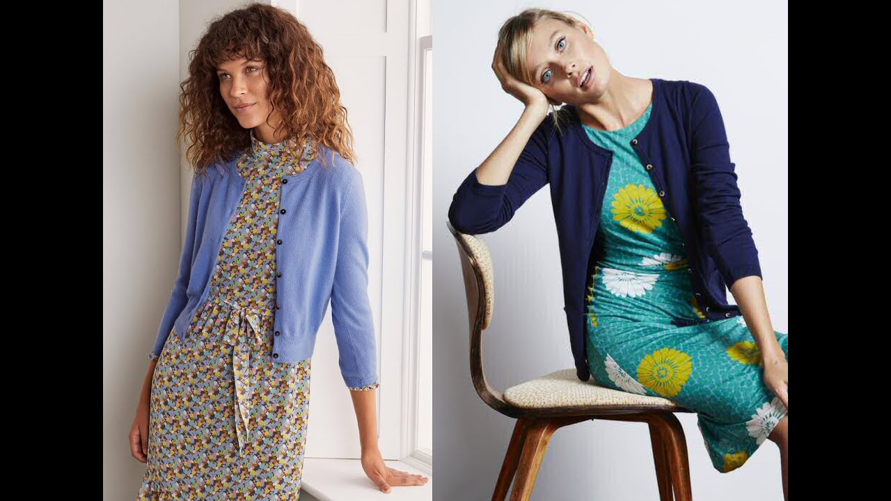 Cardigans with contrasting buttons - 2 - YouTube