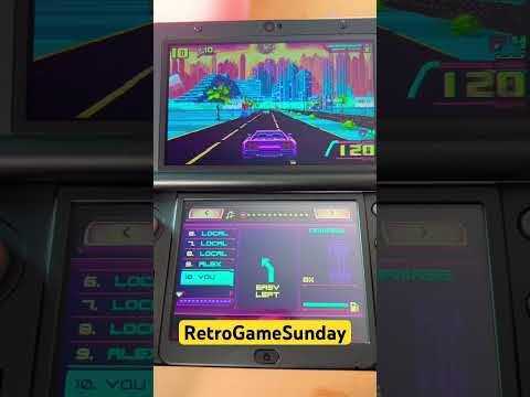 RetroGameSunday new Nintendo 3 DS XL LL 80s overdrive #retrojule #retrogaming #chill #nintendo