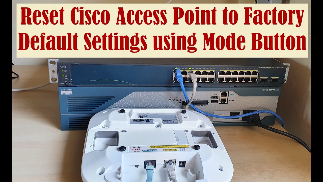 Reinicialize e redefina o WAP125 e o WAP581 para as configurações padrão de  fábrica - Cisco