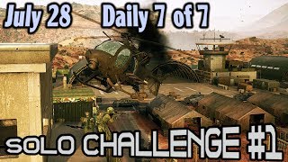 Solo 1 Challenge : July 28 : Daily 7 of 7 🞔 No Commentary 🞔 Ghost Recon Wildlands 🞔 Level 4 Alert