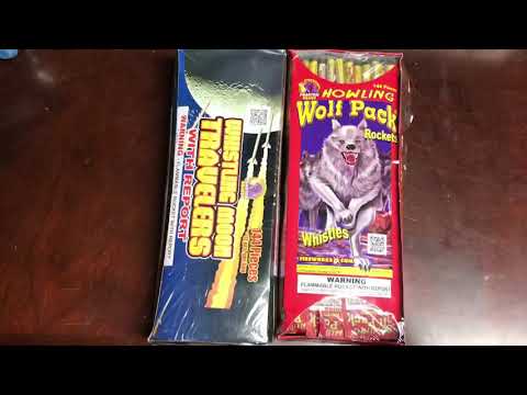 Bottle rocket comparison Wolfpack Howling rockets 🚀 versus whistling moon travelers 😳