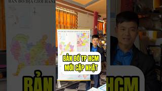 Bản đồ tp Hồ Chí Minh mới cập nhật chi tiết cả xã phường mới và cũ siêu nét chống ẩm mốc