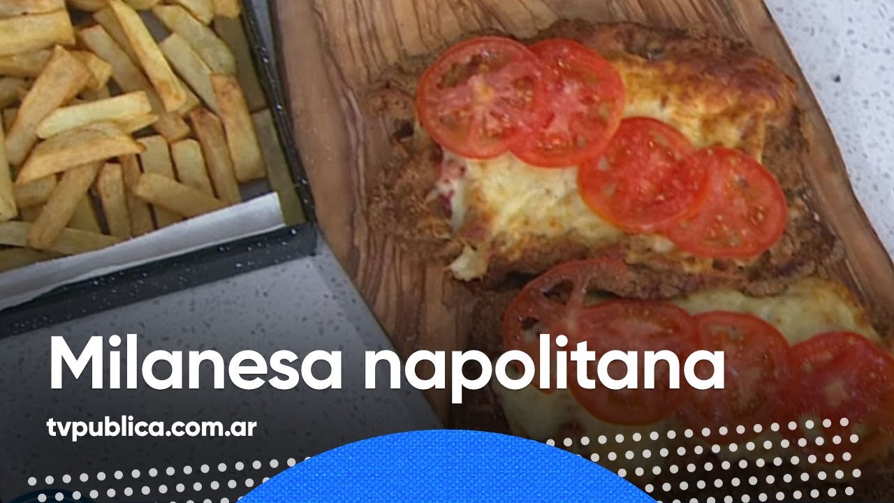 Milanesa Napolitana de Bodegón con el Mono Cicero - Cocineras y Cocineros Argentinos