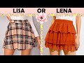 Lisa or lena  extremely hard choices fashion skirts accessories etc