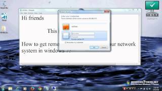 How to get Remote Desktop Connection in your network system using windows 7