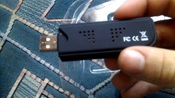 RTL R820T SDR DVB-T+DAB+FM Dongle Unboxing -English HD