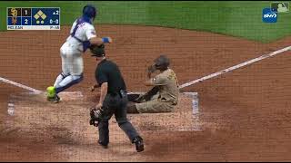 SD@NYM: A.J. Ewing nabs Xander Bogaerts at the plate (2026)