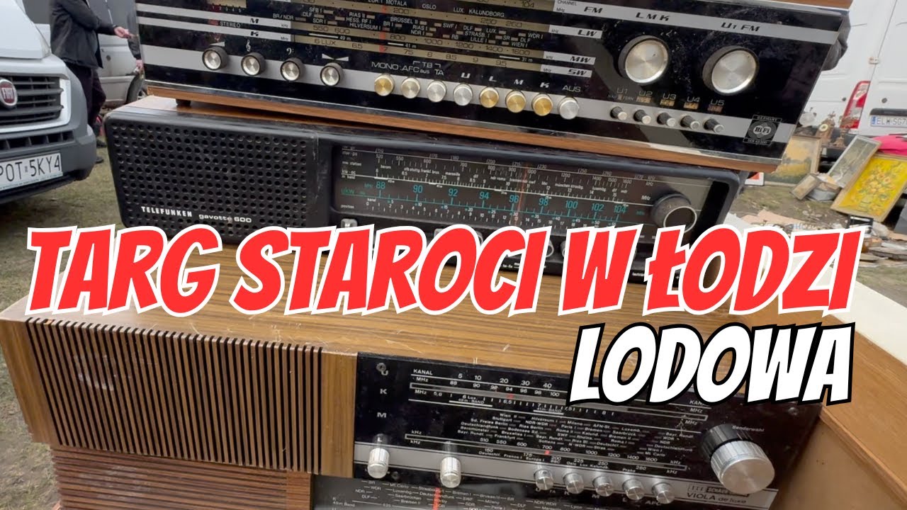 Targ staroci w mieście Łodzi na Lodowej - relacja🎥