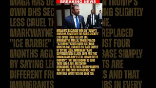 BREAKING: MAGA has declared war on Trump's own DHS secretary for the unforgivable crime