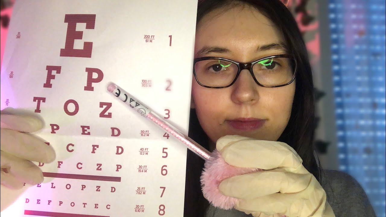 Asmr Augen Untersuchung (Augenarzt-Rollenspiel👩🏻‍⚕️)