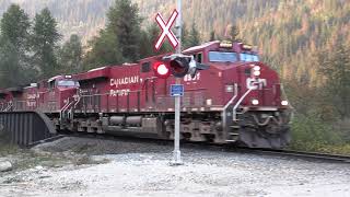 Skeena Pacific #1827 Canadian Pacific Train #300,  Mile 24.4 Shuswap Sub, Taft, BC   2022 10 06