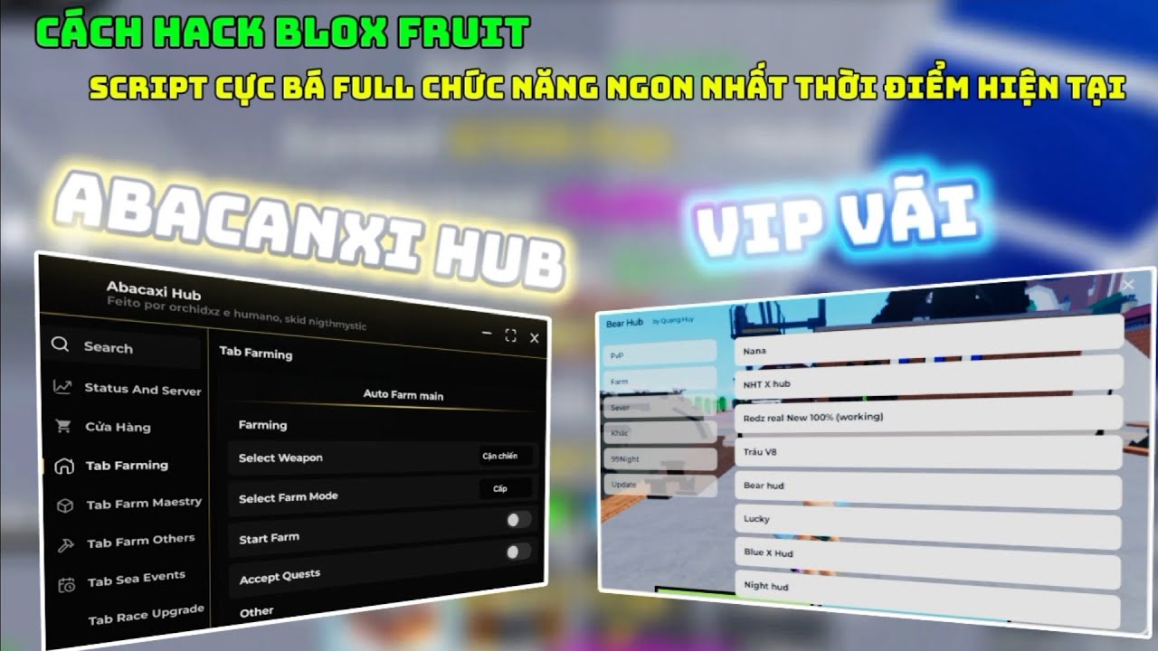 Cách hack blox fruit script cực ngon full chức năng mới nhất thời điểm hiện tại đã free key nhanh ta