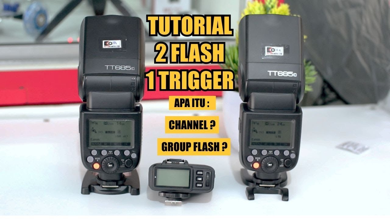 Cara Menyambungkan 2 Flash Godox TT685 ke 1 Trigger Godox X1T Beserta Penjelasannya YouTube