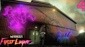 TheBlackLion Uploaded:Infamous First Light Tracking The Trafficker Part 4 Walkthrought No Commentary