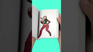 Deadpool dance #flipbook #creativity #deadpool #cosplay