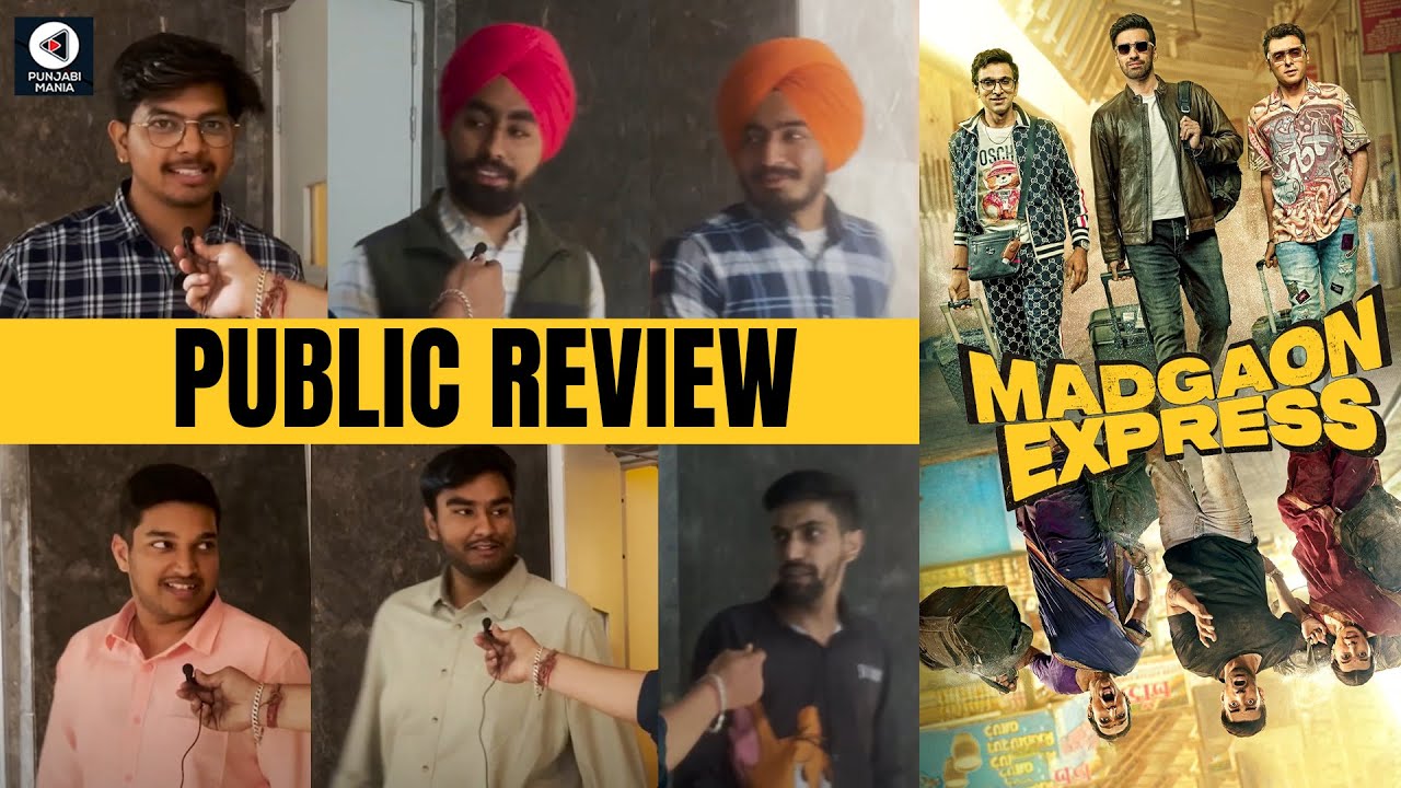 Madgaon Express Public Review | Chandigarh |Pratik G, Divyenndu, Avinash T,  Nora F | Punjabi Mania