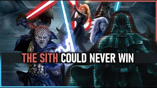 Why the Sith Philosophy Was Doomed to Fail | Star Wars Legends Lore